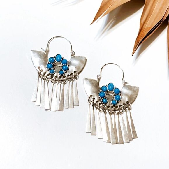 Boho statement earrings #765 - Picture 2 of 3